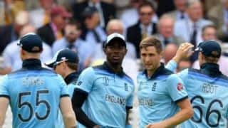 Cricket World Cup 2019: Aaron Finch scores hundred but England limit Australia to 285/7
